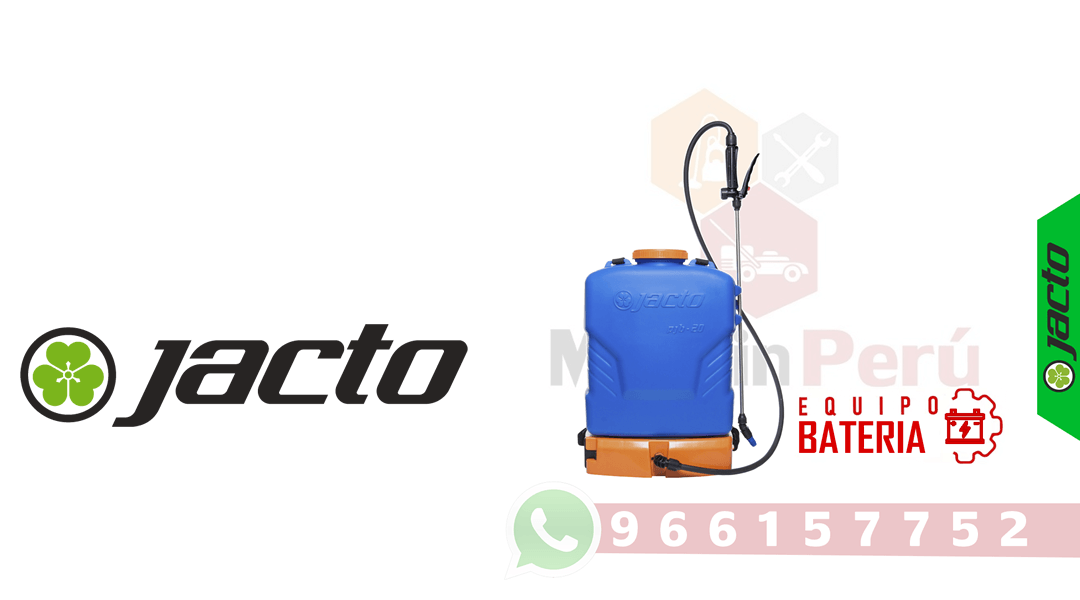 Maquin Peru EIRL - #JACTO PJB-20 Pulverizador mochila a batería